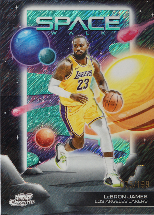 LeBron James trading card