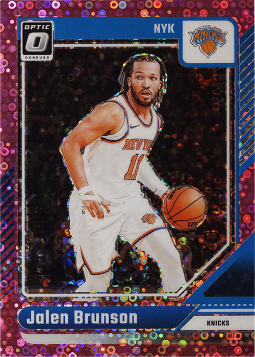 Jalen Brunson trading card