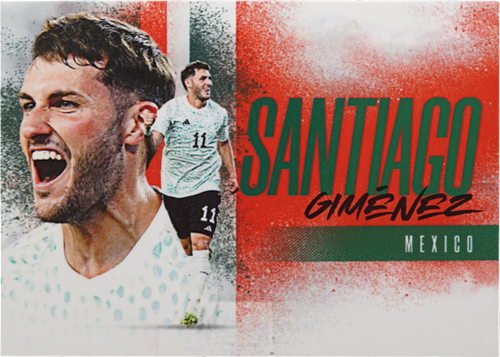 Santiago Giménez trading card