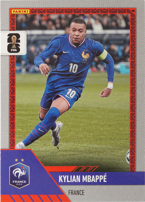Kylian Mbappé trading card
