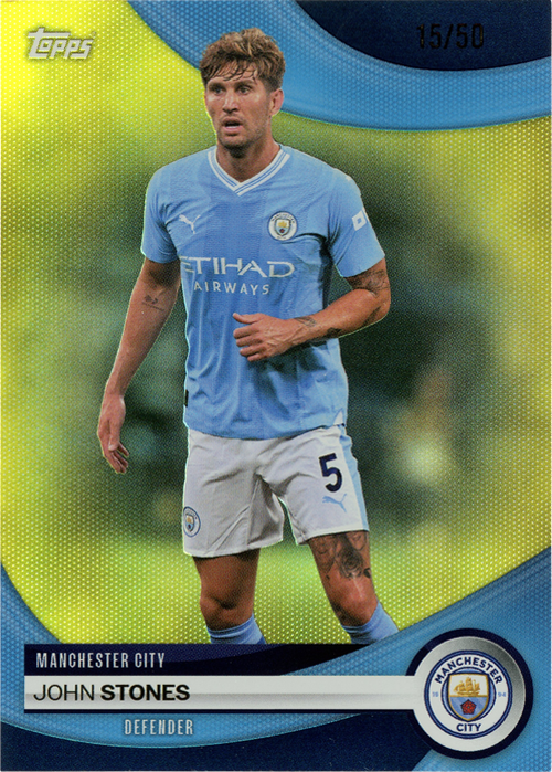 John Stones trading card