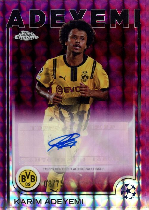 Karim Adeyemi trading card