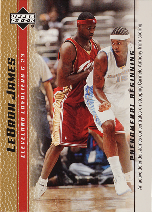 LeBron James trading card