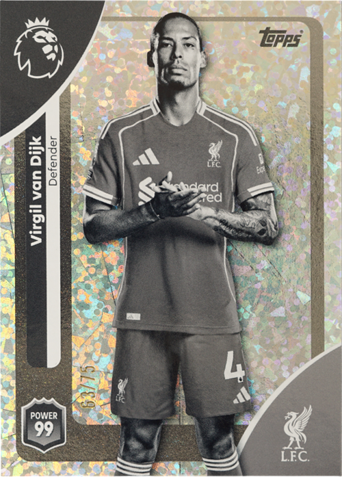 Virgil van Dijk trading card