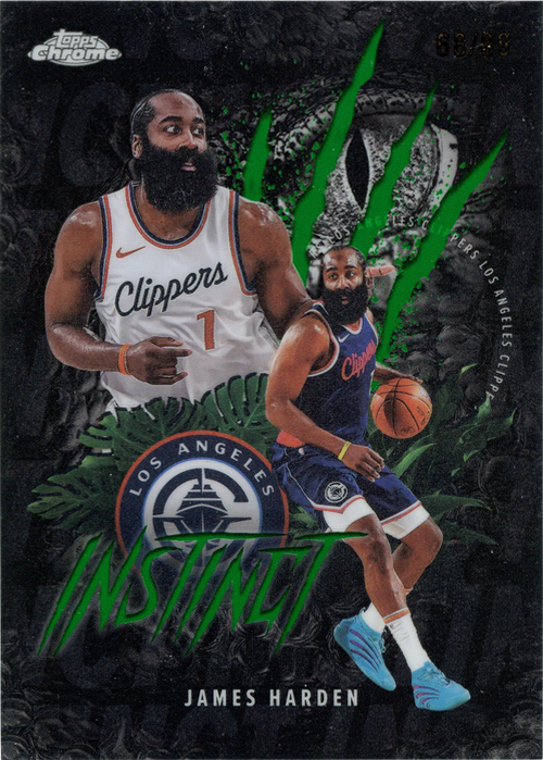 James Harden trading card