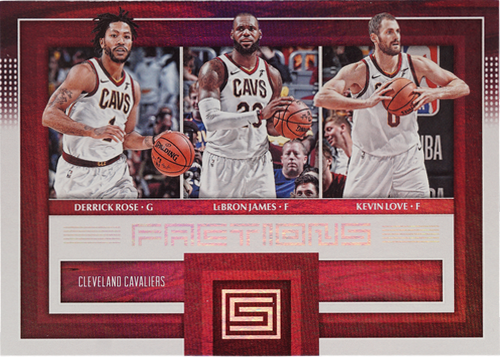 Derrick Rose/LeBron James/Kevin Love... trading card