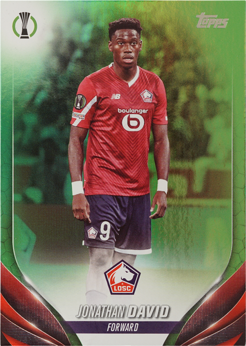 Jonathan David trading card