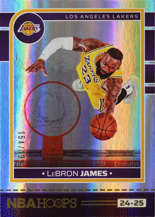 LeBron James trading card