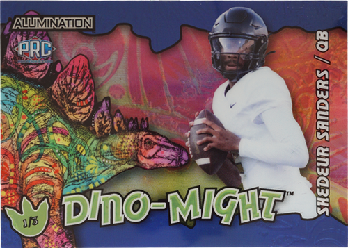 Shedeur Sanders trading card