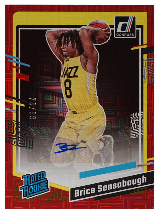 Brice Sensabaugh trading card