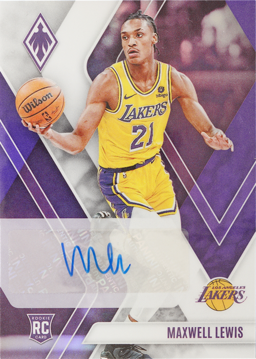 Maxwell Lewis trading card