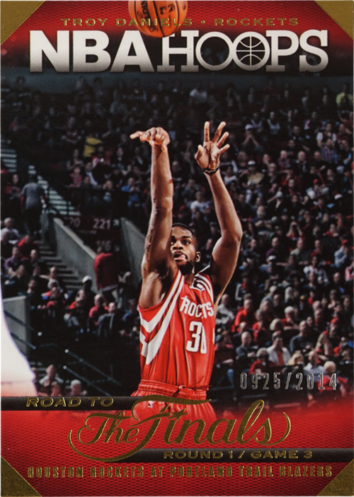 Troy Daniels trading card