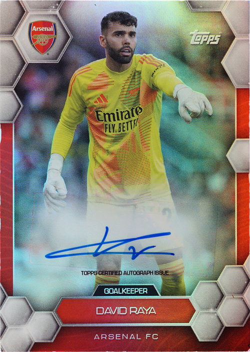 David Raya trading card