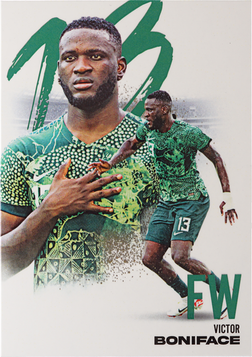 Victor Boniface trading card