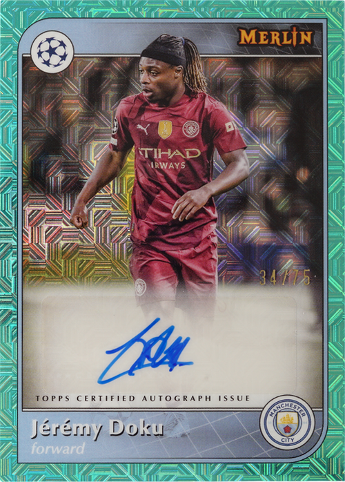 Jérémy Doku trading card