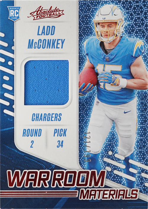 Ladd McConkey trading card