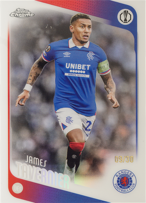 James Tavernier trading card