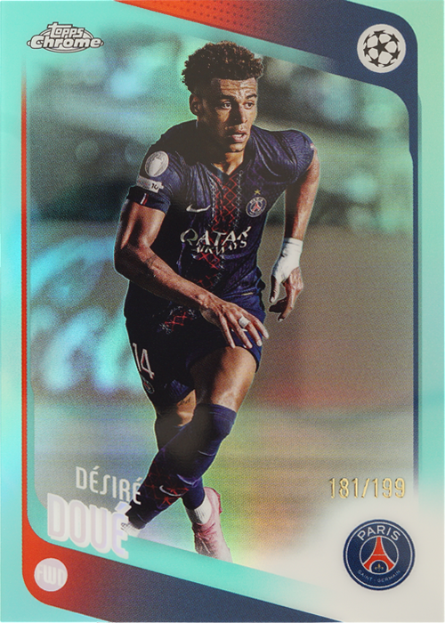 Désiré Doué trading card
