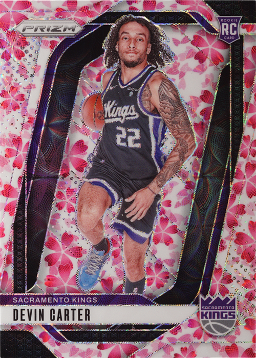 Devin Carter trading card