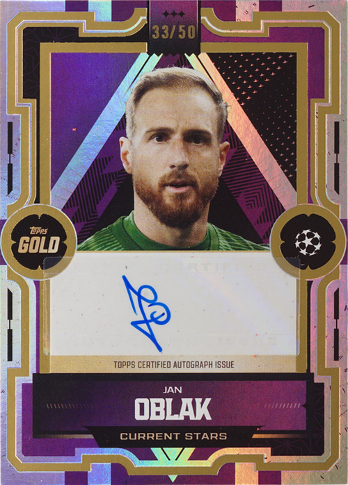 Jan Oblak trading card