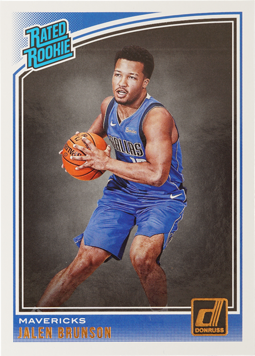 Jalen Brunson trading card