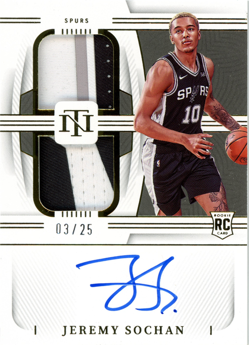 Jeremy Sochan trading card