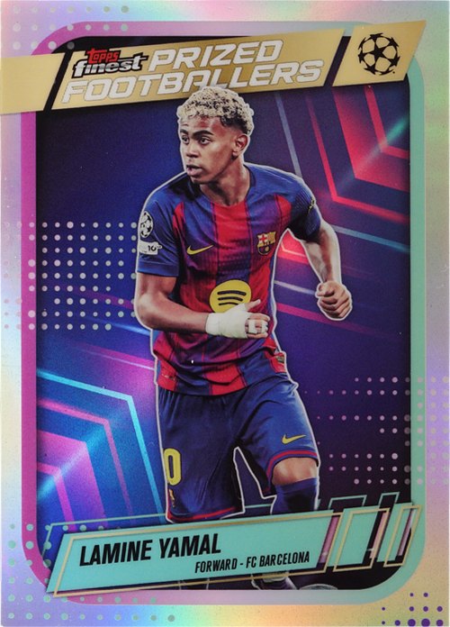 Lamine Yamal trading card