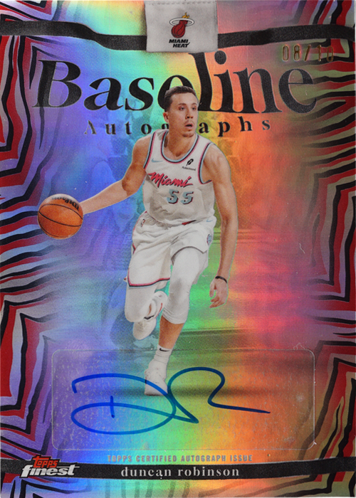 Duncan Robinson trading card