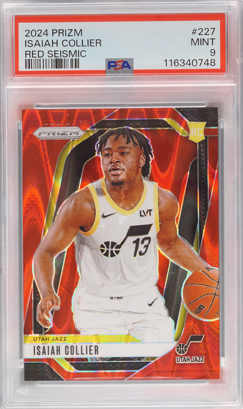 Isaiah Collier trading card