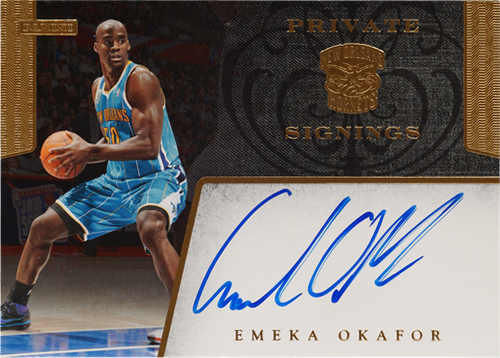 Emeka Okafor trading card