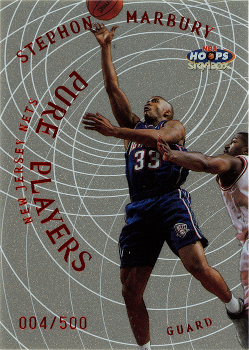 Stephon Marbury trading card