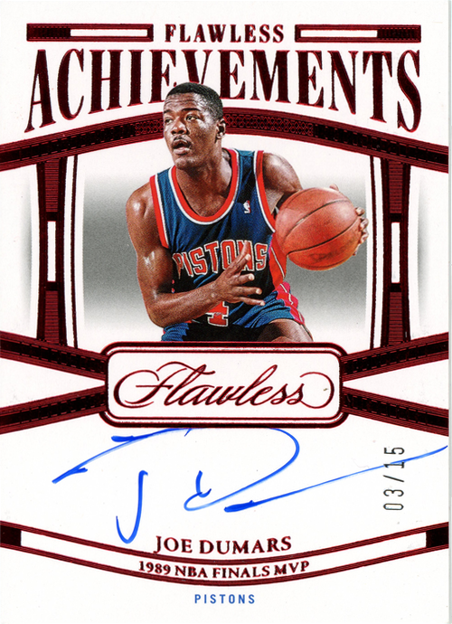 Joe Dumars trading card