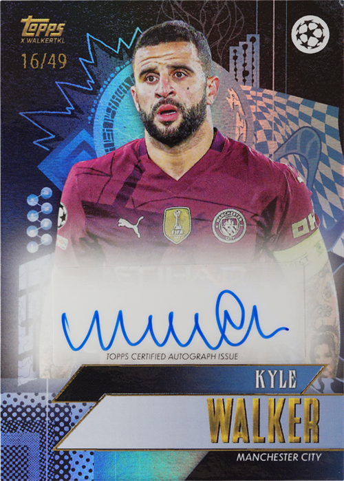 Kyle Walker trading card