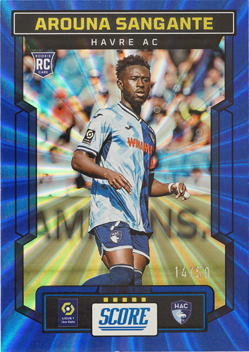 Arouna Sangante trading card