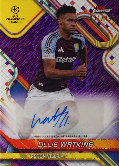 Ollie Watkins trading card