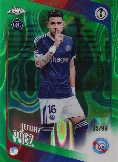 Kendry Páez trading card