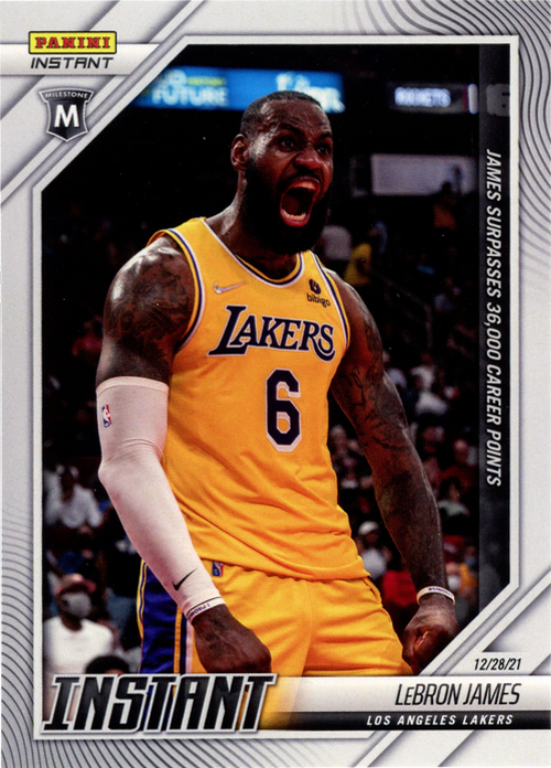 LeBron James trading card