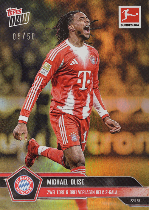 Michael Olise trading card