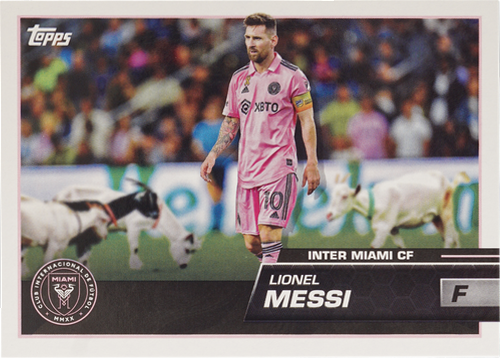 Lionel Messi trading card
