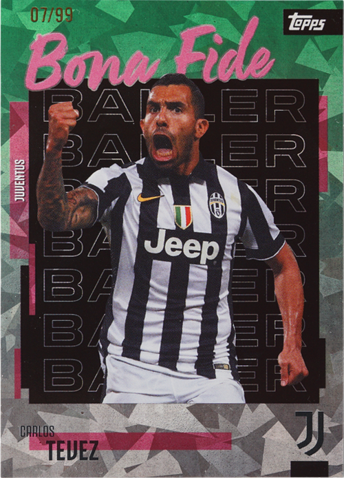Carlos Tevez trading card