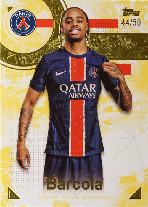 Bradley Barcola trading card