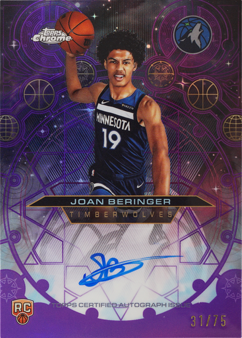 Joan Beringer trading card