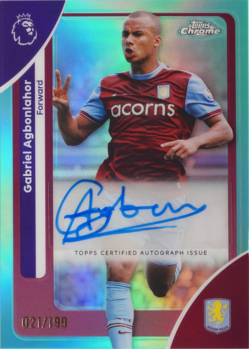 Gabriel Agbonlahor trading card