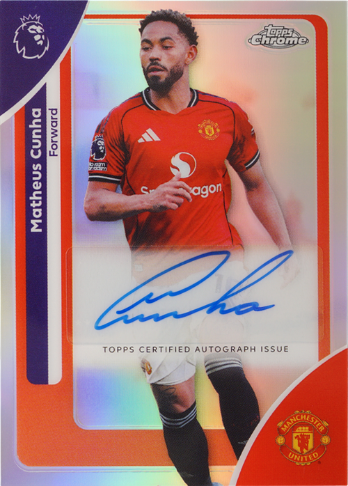 Matheus Cunha trading card