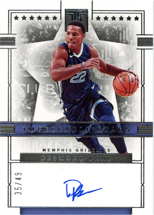 Desmond Bane trading card