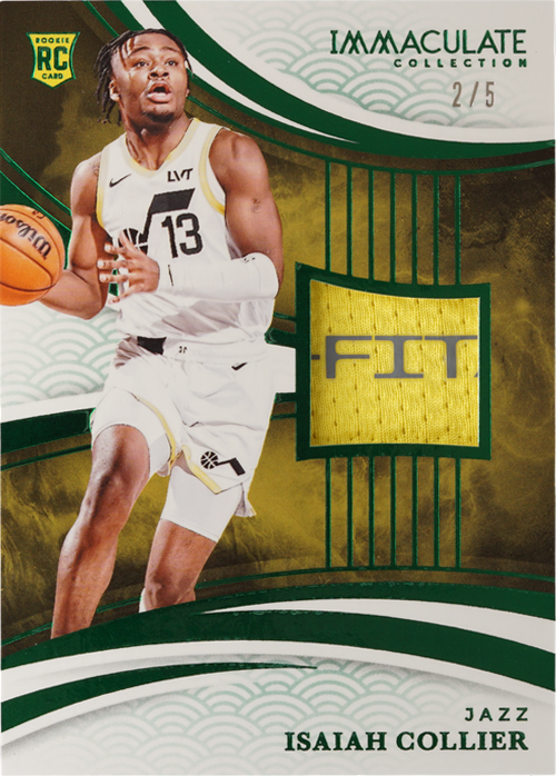 Isaiah Collier trading card