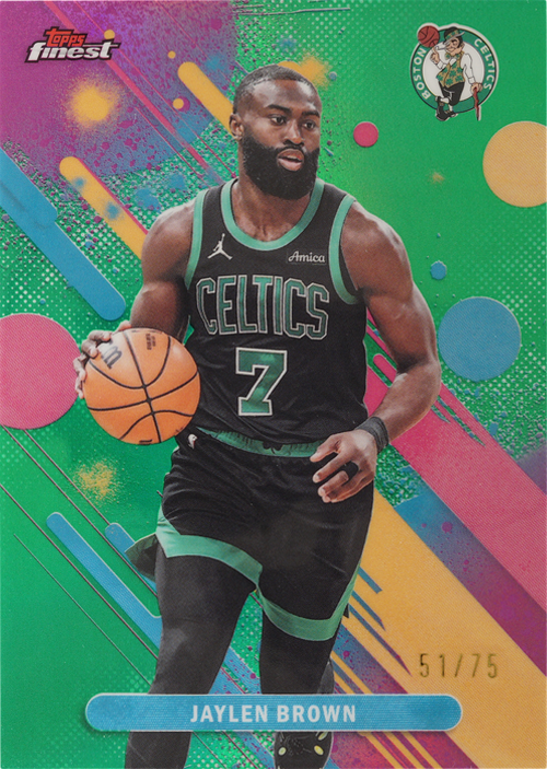 Jaylen Brown trading card