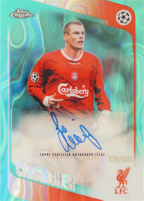 Jamie Carragher trading card