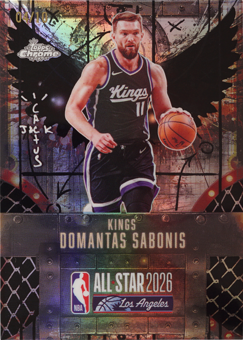 Domantas Sabonis trading card