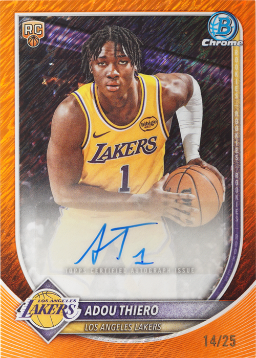 Adou Thiero trading card